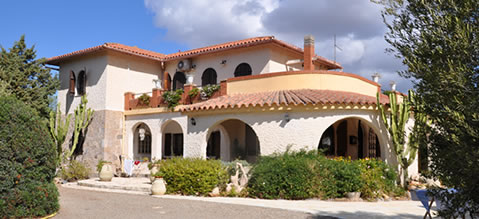 bed and breakfast en Cerdeña